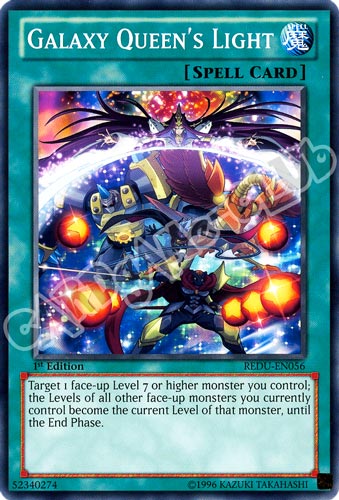 REDU-EN056 Galaxy Queen's Light comune 1st Edition (EN) -NEAR MINT-