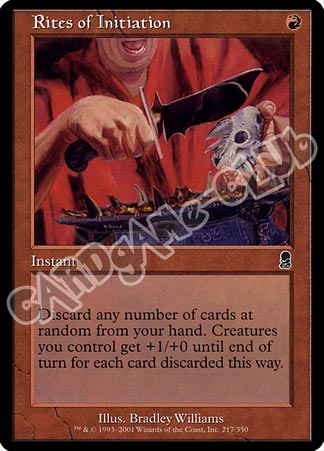 217 / 350 Rites of Initiations comune (EN) -NEAR MINT-