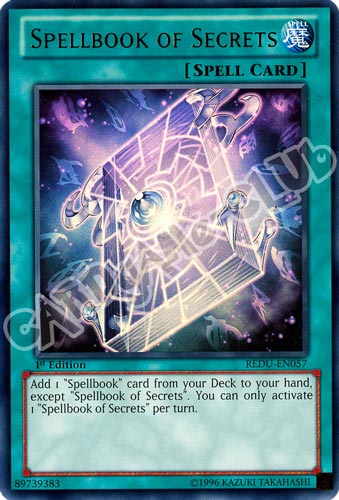 REDU-EN057 Spellbook of Secrets ultra rara 1st Edition (EN) -NEAR MINT-