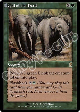 231 / 350 Call of the Herd rara (EN) -NEAR MINT-