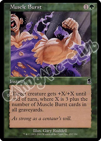 252 / 350 Muscle Burst comune (EN) -NEAR MINT-