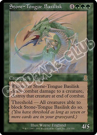 276 / 350 Stone-Tongue Basilisk rara (EN) -NEAR MINT-