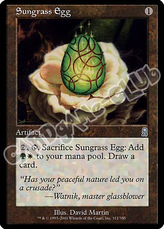 311 / 350 Sungrass Egg non comune (EN) -NEAR MINT-