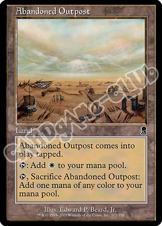 312 / 350 Abandoned Outpost comune (EN) -NEAR MINT-