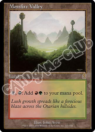 321 / 350 Mossfire Valley rara (EN) -NEAR MINT-