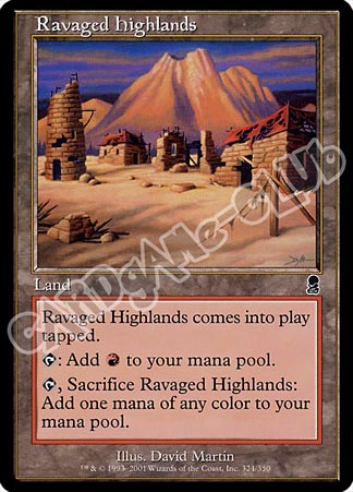 324 / 350 Ravaged Highlands comune (EN) -NEAR MINT-