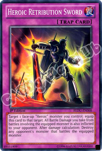 REDU-EN068 Heroic Retribution Sword comune 1st Edition (EN) -NEAR MINT-