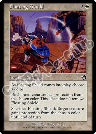 005 / 143 Floating Shield comune (EN) -NEAR MINT-