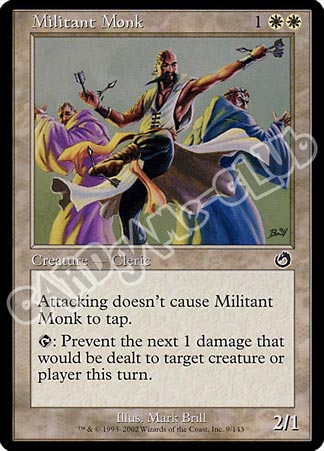 009 / 143 Militant Monk comune (EN) -NEAR MINT-