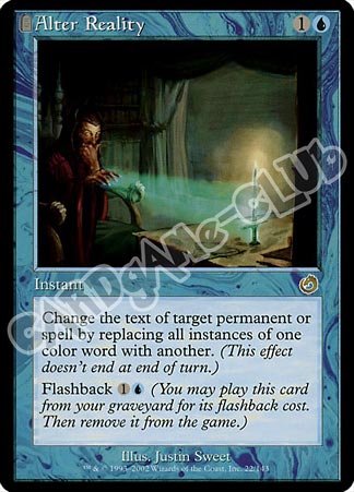 022 / 143 Alter Reality rara (EN) -NEAR MINT-