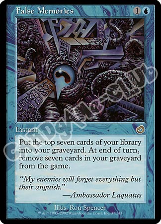 037 / 143 False Memories rara (EN) -NEAR MINT-