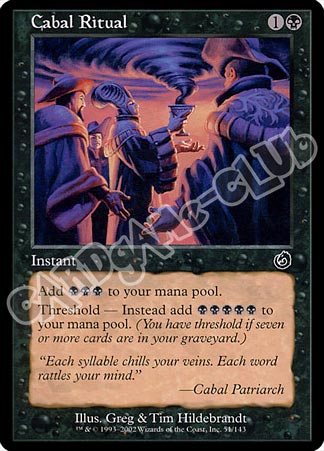 051 / 143 Cabal Ritual comune (EN) -NEAR MINT-