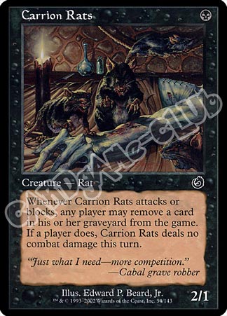 054 / 143 Carrion Rats comune (EN) -NEAR MINT-