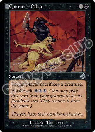 057 / 143 Chainer's Edict non comune (EN) -NEAR MINT-