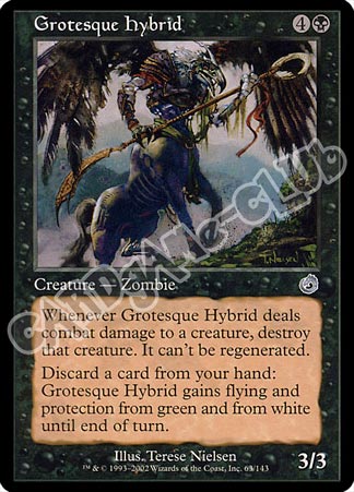 063 / 143 Grotesque Hybrid non comune (EN) -NEAR MINT-