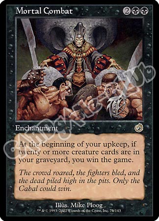 071 / 143 Mortal Combat rara (EN) -NEAR MINT-