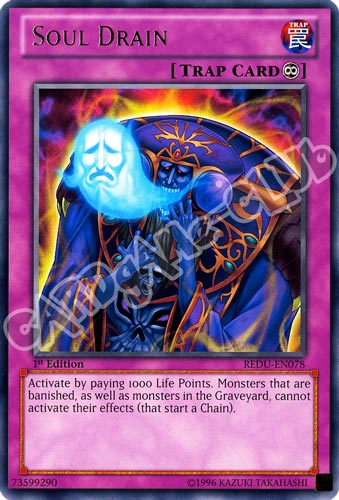 REDU-EN078 Soul Drain rara 1st Edition (EN) -NEAR MINT-