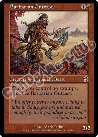 092 / 143 Barbarian Outcast comune (EN) -NEAR MINT-