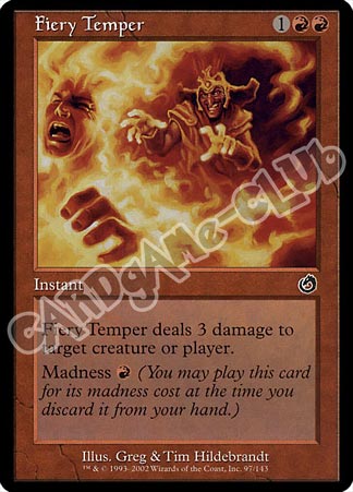 097 / 143 Fiery Temper comune (EN) -NEAR MINT-