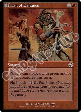 099 / 143 Flash of Defiance comune (EN) -NEAR MINT-