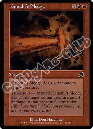 102 / 143 Kamahl's Sledge comune (EN) -NEAR MINT-