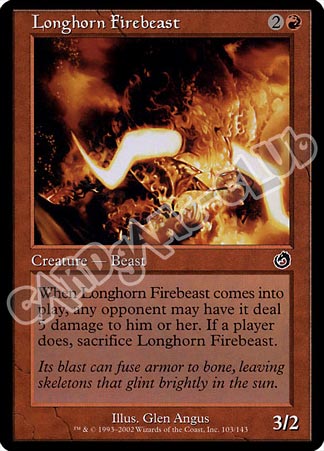 103 / 143 Longhorn Firebeast comune (EN) -NEAR MINT-