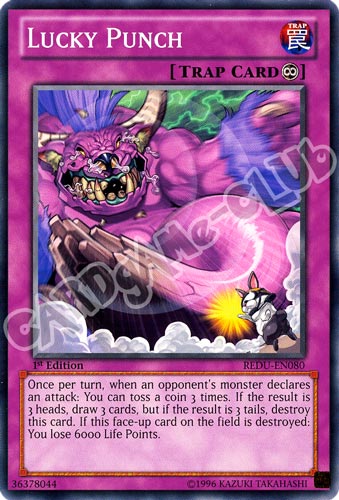 REDU-EN080 Lucky Punch comune 1st Edition (EN) -NEAR MINT-