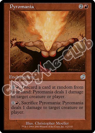 112 / 143 Pyromania non comune (EN) -NEAR MINT-
