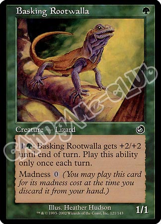 121 / 143 Basking Rootwalla comune (EN) -NEAR MINT-