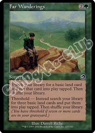 125 / 143 Far Wanderings comune (EN) -NEAR MINT-