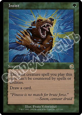 127 / 143 Insist rara (EN) -NEAR MINT-