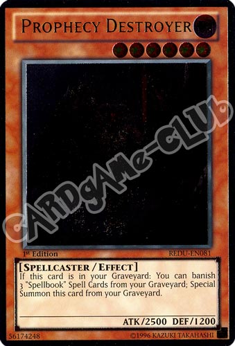 REDU-EN081 Prophecy Destroyer rara ultimate 1st Edition (EN) -NEAR MINT-