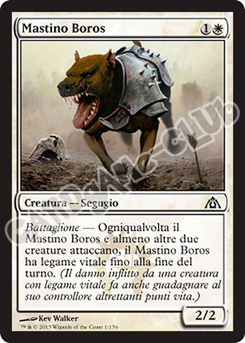 001 / 156 Mastino Boros comune (IT) -NEAR MINT-
