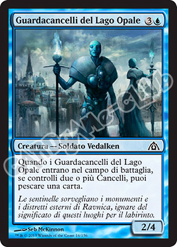 016 / 156 Guardacancelli del Lago Opale comune (IT) -NEAR MINT-