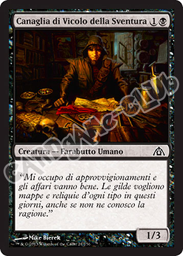 021 / 156 Canaglia di Vicolo della Sventura comune (IT) -NEAR MINT-