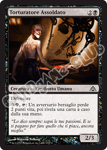 025 / 156 Torturatore Assoldato comune (IT) -NEAR MINT-