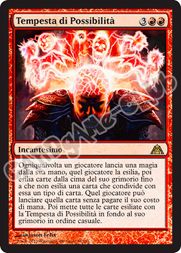 034 / 156 Tempesta di Possibilita' rara (IT) -NEAR MINT-