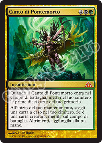 063 / 156 Canto di Pontemorto rara mitica (IT) -NEAR MINT-