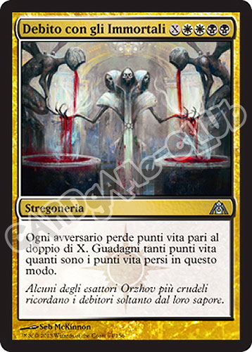 064 / 156 Debito con gli Immortali non comune (IT) -NEAR MINT-