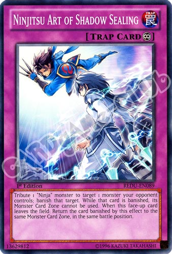 REDU-EN089 Ninjitsu Art of Shadow Sealing comune 1st Edition (EN) -NEAR MINT-