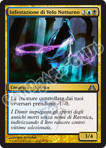 076 / 156 Infestazione di Velo Notturno non comune (IT) -NEAR MINT-