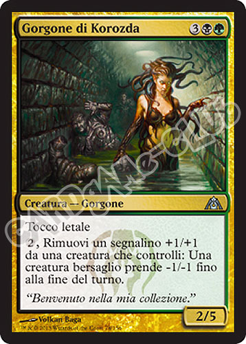 078 / 156 Gorgone di Korozda non comune (IT) -NEAR MINT-