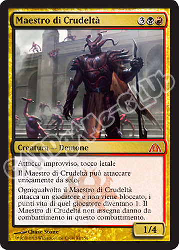 082 / 156 Maestro di Crudelta' rara mitica (IT) -NEAR MINT-