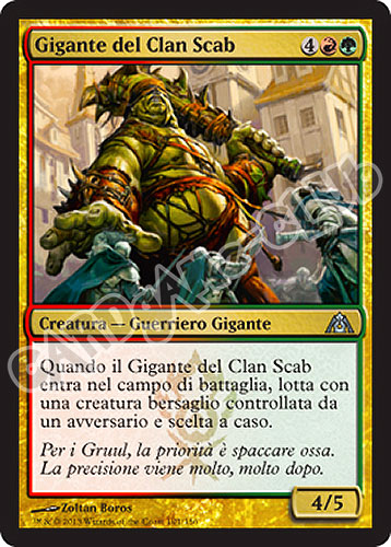 101 / 156 Gigante del Clan Scab non comune (IT) -NEAR MINT-