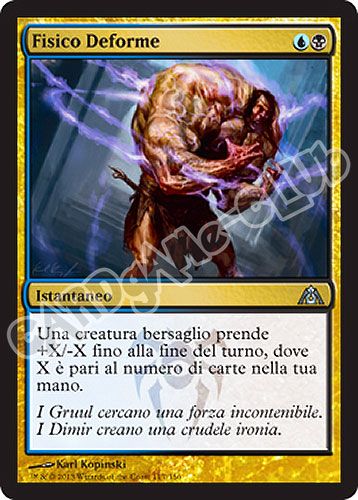 117 / 156 Fisico Deforme non comune (IT) -NEAR MINT-