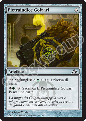 139 / 156 Pietraindice Golgari comune (IT) -NEAR MINT-