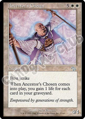 001 / 143 Ancestor's Chosen non comune (EN) -NEAR MINT-