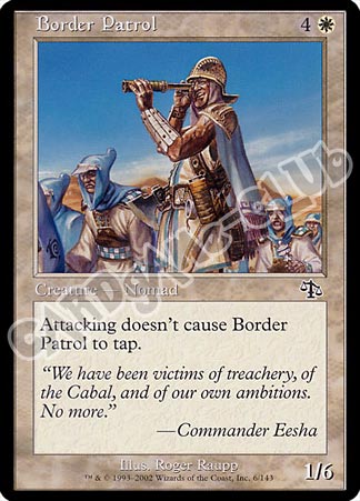 006 / 143 Border Patrol comune (EN) -NEAR MINT-