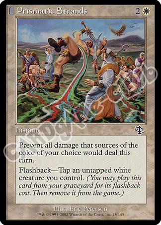 018 / 143 Prismatic Strands comune (EN) -NEAR MINT-