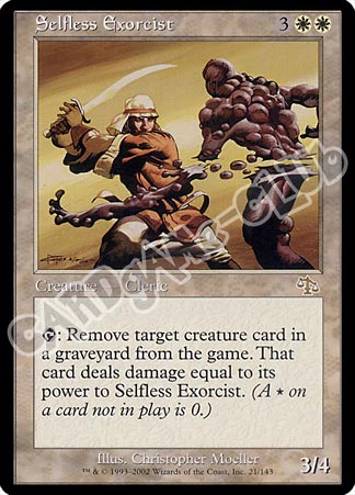 021 / 143 Selfless Exorcist rara (EN) -NEAR MINT-